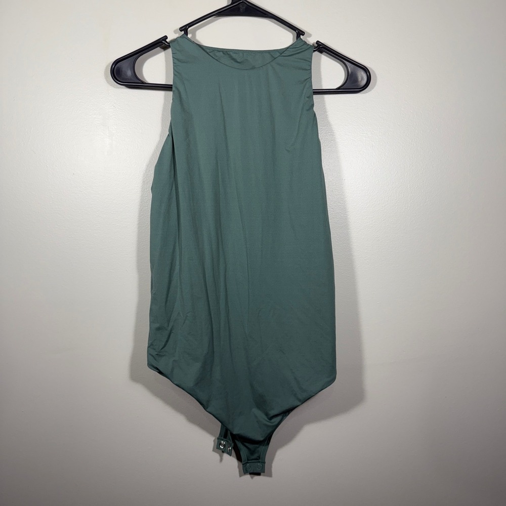 PINK Victoria's Secret Bodysuit Green‎ XL Sleeveless Basic Layering